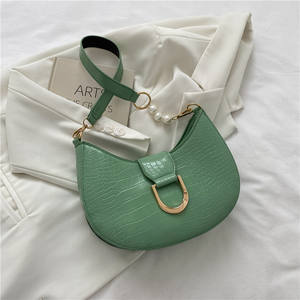 Borsa di Lusso da Donna 2021 Marca di Lusso Catena di Perle Piccola Borsa a Spalla in Pelle Pochette alla Moda - Product Image 6