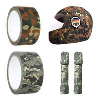 Attaches de câbles réglables camouflage, auto-adhésives, avec patch élastique auto-agrippant, en nylon camouflage personnalisé