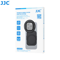 Adaptateur de filtre d'objectif de téléphone JJC 67 mm pour 16 15 14 Pro Pro Max Plus, anneau de filtre d'objectif de téléphone magnétique double face avec 1/4-20"
