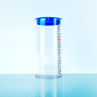 Boîte ronde en plastique acétate recyclable de qualité alimentaire personnalisée Tube cylindrique en PVC transparent pour l'artisanat et les cadeaux Vernis imprimé
