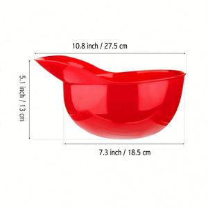 Bol à glace en plastique grande capacité avec logo personnalisé, en forme de casque de baseball, pour promotions sportives - Product Image 2