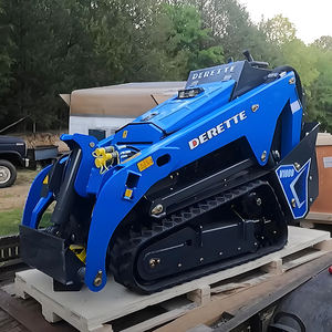 Derette V1000 מיני החלקה לעמוד בחזית קטן מטען קטן עם מצורף tiller - Product Image 6