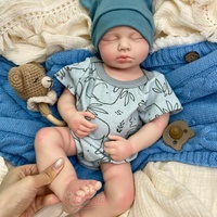 Poupées Reborn en Silicone Personnalisées 20 pouces LouLou, Poupée de Simulation Nouveau-né en Silicone Platine Intégral, Commande en Gros pour Cadeaux et Marché de Gros