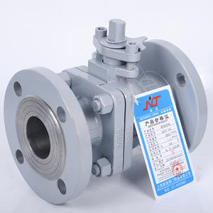 Válvula de Bola de Sellado Suave Manual de Alta Temperatura Q41F-16C, Bridada, de Acero al Carbono Metálico, Sellada, para Control de Agua - Product Image 4