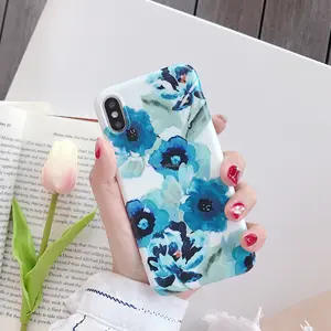 Thời Trang Mới Cho iPhone XS Max TPU IMD In Ấn Di Động Bao Gồm