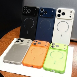 Coque de téléphone magnétique en cuir pour iPhone 13 14 15 16, design cadre en cuir, transformation instantanée, vente en gros - Product Image 6