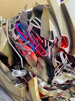 Juguete Electrónico Transformer Cyberpunk, Accesorio para Fiestas de Navidad y Halloween, Control Remoto por Voz en Inglés, Control Táctil, Máscara Facial Completa de Película o Televisión