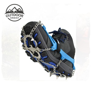 OEM/ODM all'ingrosso Sport all'aria aperta attrezzatura da campeggio e accessori vendita calda di dimensioni personalizzate aderenza da trekking scarpe da neve ghiaccio ramponi - Product Image 1