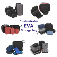 Sacs de rangement en EVA personnalisés, écologiques et durables, multifonctionnels, avec fermeture éclair, étanches, portables, antichoc, type valise ou sac à main, vente en gros