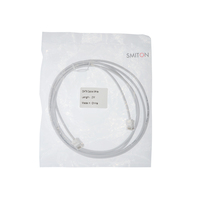 Kabel Jaringan UTP Slim Cat6 1ft 3ft 1M dengan Konektor RJ45 Pendek Terpadu