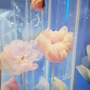 Flor grande electromecánica apertura Cierre mecánico gigante flor Artificial con lámpara para la decoración de la boda del hogar - Product Image 2