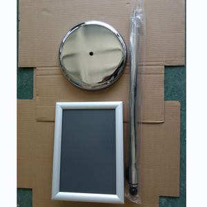 Support de menu en aluminium A3/<span class=keywords><strong>A4</strong></span> avec cadre à clipser, support <span class=keywords><strong>d</strong></span>'affiche réglable en hauteur - Product Image 6