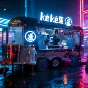 Food Truck de Cuisine Éthiopienne avec Plaque à Injera et Plats mijotés (Wot) tels que <span class=keywords><strong>Doro</strong></span> Wat, Misir Wat et Combos Végétariens - Product Image 4