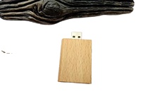 Memoria USB de almacenamiento de 1GB-64GB, diseño único de libro de madera, estilo de interfaz Stick 2,0 con capacidad de 16GB