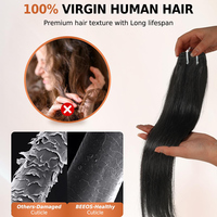 Extensiones de Cabello Humano Rizado Sin Procesar, Cabello Virgen Brasileño Afro Crespo para Mujer, Color Negro Natural, Venta al Por Mayor