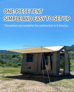 Camping familial de luxe, imperméable et coupe-vent, 2 chambres, grand hôtel, villas, tente de camping portable - Product Image 6