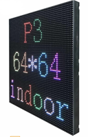 Modules LED publicitaires SMD2121 à taux de rafraîchissement élevé, P3mm, 192x192mm, écran intérieur pour magasin de détail, ventes chaudes