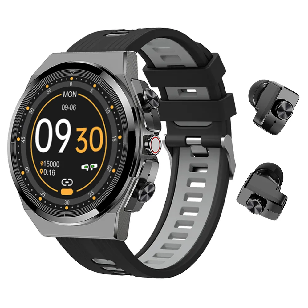 JM08 TWS 2 in 1 moda akıllı saat 2023 kulaklık smartwatch IP67 kulaklık ile spor iş akıllı saat es
