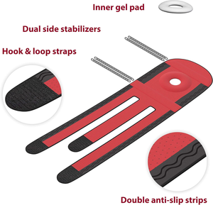 Attelle de genou de <span class=keywords><strong>grande</strong></span> <span class=keywords><strong>taille</strong></span> pour l'arthrite, les sports, les exercices, les déchirures du ménisque, la rotule ouverte, stabilisateur en néoprène pour femmes et hommes - Product Image 2