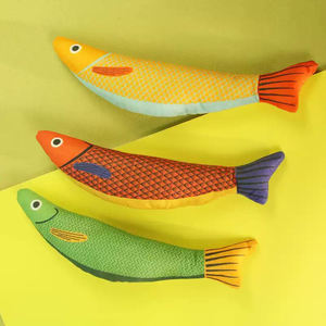 Giocattoli per Gatti Ecologici per Intrattenere Me Stesso e Alleviare la Noia, Resistenti ai Graffi e ai Morsi, con Suono Simulato di Pesce - Product Image 3