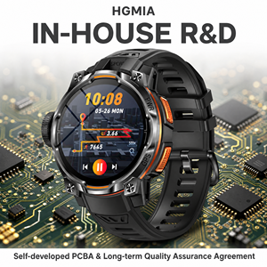 Montre connectée GPS 1,46 pouce 1200 mAh 10 jours d'autonomie IPX8 étanche Boussole Altimètre Appel 107 modes sportifs - Product Image 4