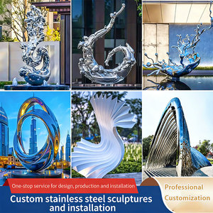 Escultura Minimalista <span class=keywords><strong>de</strong></span> Ciervo en Acero Inoxidable W26, <span class=keywords><strong>Estatua</strong></span> <span class=keywords><strong>de</strong></span> Animal Metálica con Facetas Poligonales para Decoración <span class=keywords><strong>de</strong></span> Interiores <span class=keywords><strong>de</strong></span> Hotel - Product Image 2