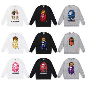 Felpa unisex nuova e trendy con stampa, girocollo, maniche lunghe, classica, ampia e versatile, per la moda quotidiana e lo stile <span class=keywords><strong>street</strong></span>. - Product Image 1