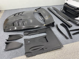 Pare-chocs avant et arrière, kit de carrosserie demi-fibre de carbone, style <span class=keywords><strong>SECRET</strong></span> <span class=keywords><strong>GTR</strong></span> R35 <span class=keywords><strong>TOP</strong></span> <span class=keywords><strong>SECRET</strong></span> - Product Image 4