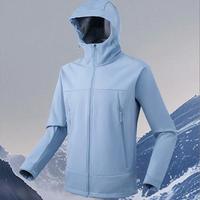Chaquetas de Invierno Ecológicas Personalizadas para Hombre, con Cierre Frontal, Resistentes al Viento e Impermeables, con Capucha, para Exteriores y Uso Diario