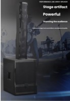 Nuevo Producto: Sistema de Altavoces de Columna de 12 Pulgadas, Sistema PA con DSP, Audio para Interiores y Exteriores, DJ, Escenario, Profesional, Activo, Resistente al Agua