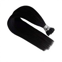 Extensions de cheveux humains brésiliens Remy vierges de haute qualité, double trame, double tirage, avec micro-anneaux et micro-perles, pour femmes