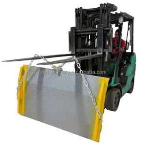 ציוד טיפול בחומרים טעינת עגינה משאית מלגזה רמפה לוחית פלדה עם ידית שוליים לוחות רציף פלדה - Product Image 5