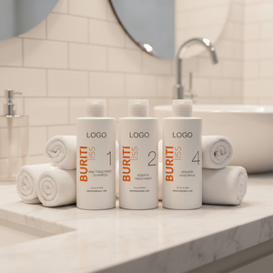 Etiqueta privada Tratamiento de queratina brasileña <span class=keywords><strong>Buriti</strong></span> Liss Kit 2oz/60ml-Tratamiento de queratina en casa Alisado y alisado - Product Image 1