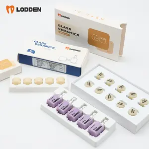 LODDEN Ceramic Block LODDEN Glass Ceramicdental Implants Materials Lithium Disilicate Press Ingots For Dental Lab