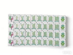 Juego de Mahjong Americano Personalizado con Diseño de Caparazón de Tortuga, Juego de Mahjong Acrílico con Patrón de Caparazón de Tortuga, Juego de Mahjong Hecho a Mano - Product Image 2