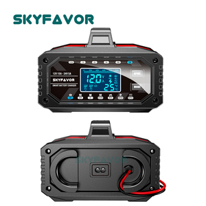 <span class=keywords><strong>Chargeur</strong></span> de <span class=keywords><strong>Batterie</strong></span> Tendance 12V 24V, <span class=keywords><strong>Chargeur</strong></span> Universel Automatique 15A pour Batteries au Plomb, LiFePO4, Moto et Voiture, Courant Réglable - Product Image 6