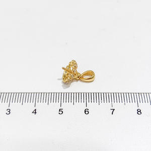 อุปกรณ์ทำเครื่องประดับมุก DIY จี้เงินแท้ S925 สำหรับลูกปัดรูปไข่ขนาด 11-15 มม. ฐานเปล่าสำหรับสร้อยคอผู้หญิง 31445 ชิ้นส่วนเครื่องประดับ - Product Image 3