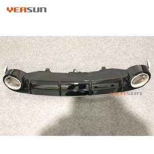 Diffusore posteriore a nido d'ape RS6 di alta qualità con tubi di scarico per <span class=keywords><strong>Audi</strong></span> C7 <span class=keywords><strong>A6</strong></span> 2013 <span class=keywords><strong>2014</strong></span> 2015 normale - Product Image 3