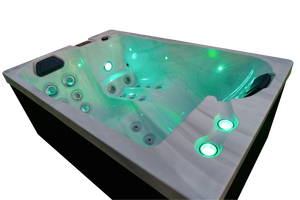 Jacuzzi de Lujo para Exteriores, <span class=keywords><strong>Spa</strong></span> para 2 Personas, Bañera de Hidromasaje, Fábrica de Spas OEM <span class=keywords><strong>en</strong></span> China - Product Image 3