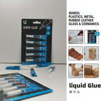 Adhésif liquide transparent : Facile à utiliser pour une liaison forte et une colle super résistante