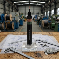 Cable de Control Flexible con Aislamiento XLPE y Blindaje Trenzado de Cobre KYJVP, 450/750V, Multifilar, Resistente al Aceite, para Automatización Industrial