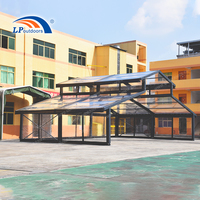 Nouvelle Tente Chapiteau Atrium de 15m à Portée Libre avec Dentelle en Fer Attrayante pour Traiteur de Mariages de Luxe en Afrique