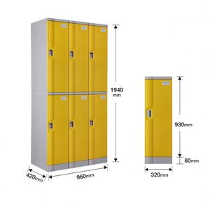 Casier intelligent à bas prix pour dortoir et rangement extérieur, armoire de plage étanche pour employés avec serrure électronique - Product Image 3