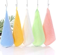 Serviette de Visage en Fibre de Bambou Couleur Unie, Multi-Usages, Douce et Confortable, Absorbante, pour la Maison, le Spa, Cadeau