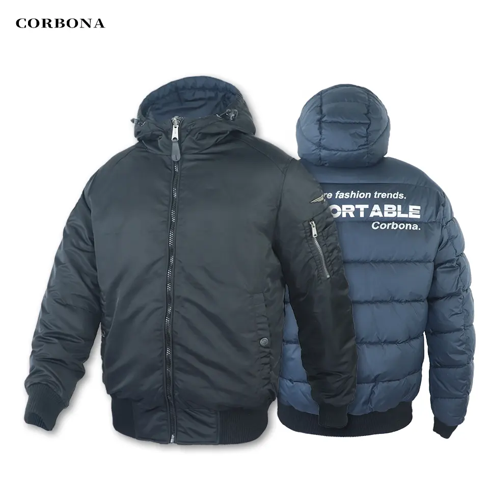 Corbona Nieuwe Herenjassen Outdoorkleding Zakelijke Jas Aan Beide Kanten En Dikke Winter Casual Parka 'S Losse Katoen