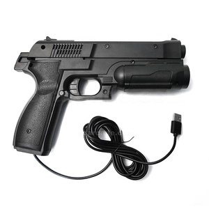 Pistolet <span class=keywords><strong>de</strong></span> <span class=keywords><strong>jeu</strong></span> d'arcade modifié en pistolet à lumière USB avec 4 capteurs LED pour <span class=keywords><strong>jeu</strong></span> <span class=keywords><strong>de</strong></span> tir sur PC avec effets <span class=keywords><strong>de</strong></span> choc et <span class=keywords><strong>de</strong></span> recul - Product Image 2