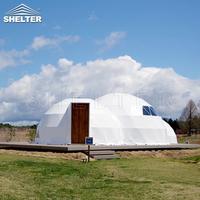 Maison dôme préfabriquée Gampling Carpa De Cpula Geodsica dôme géodésique hôtel tente maison avec salle de bain