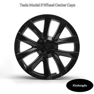 Tapacubos de Plástico de 18 Pulgadas para Tesla Model 3, Estilo Telaraña, Acabado Negro Brillante/Mate, Entrega Directa del Fabricante - Product Image 2