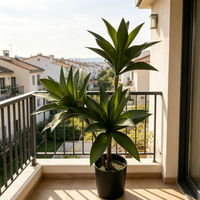 Lot de 60 cm de nénuphars artificiels en plastique couleur foncée pour la décoration de la maison, du bureau, des mariages, de Pâques, du Nouvel An et de Noël