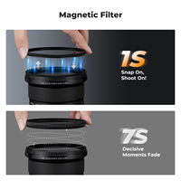 Filtre d'objectif magnétique polarisant circulaire CPL K&F Concept 67-82 mm HD, étanche, résistant aux rayures, anti-reflet